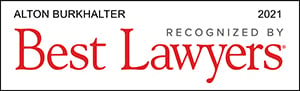 Alton Burkhalter Recognized by Best Lawyers 2021