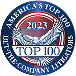 America's Top 100 Bet The Company Litigators